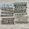 Vintage French Aluminum Placque Collection