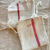 Vintage Used Torchon Aprons / AL and JC Monogram