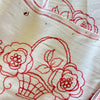 Vintage French Shelf Liner - Orange Bouquet