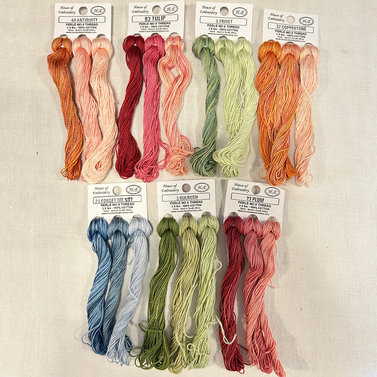 House of Embroidery Threads - Size 8 – FRENCH GENERAL