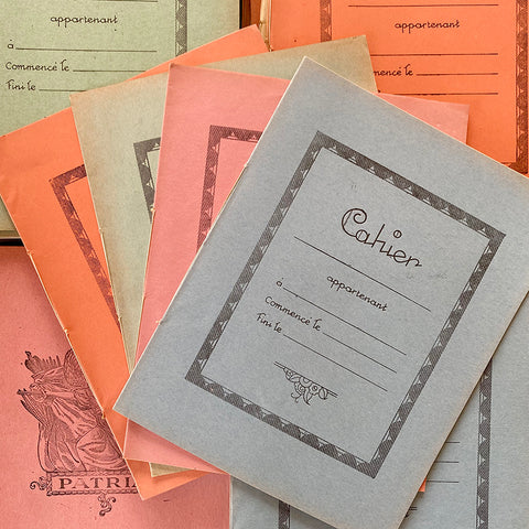Vintage French Cahier Notebooks