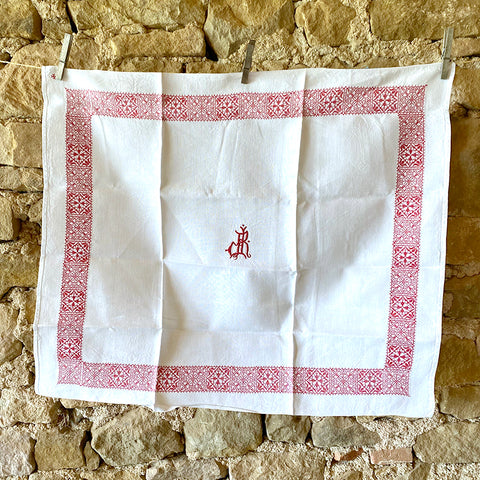 Antique Monastery Cloth - JR Monogram