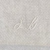 Antique Linen Cloth - JB Monogram