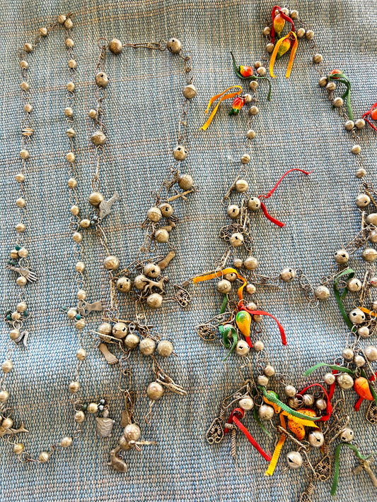 Antique Mexican Wedding Necklace Set