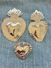 Alpaca Silver Milagro Hearts - Set of Three