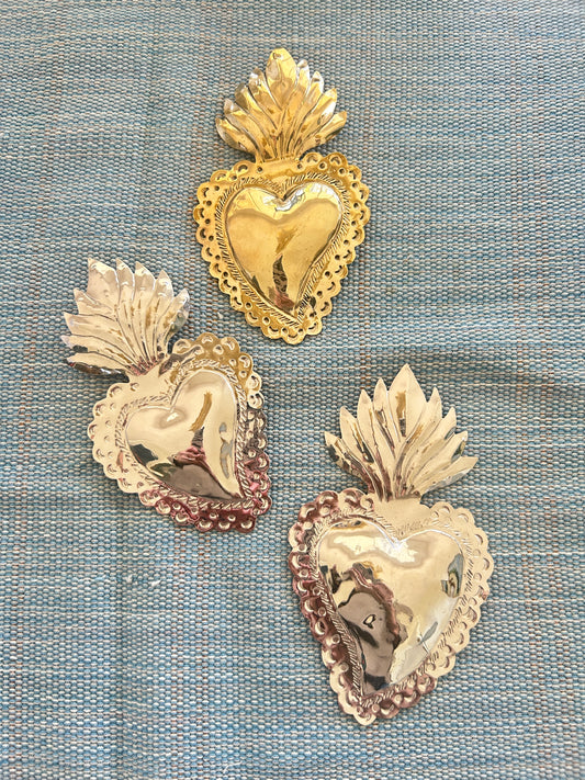 Alpaca Silver Milagro Heart (C)