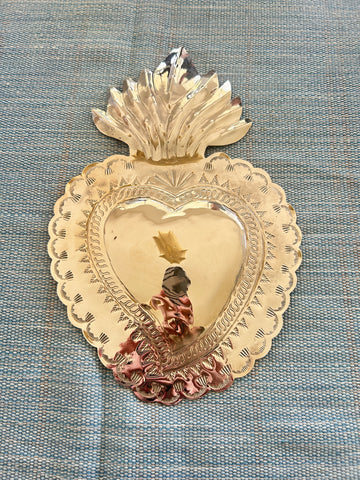 Alpaca Silver Milagro Heart (E)