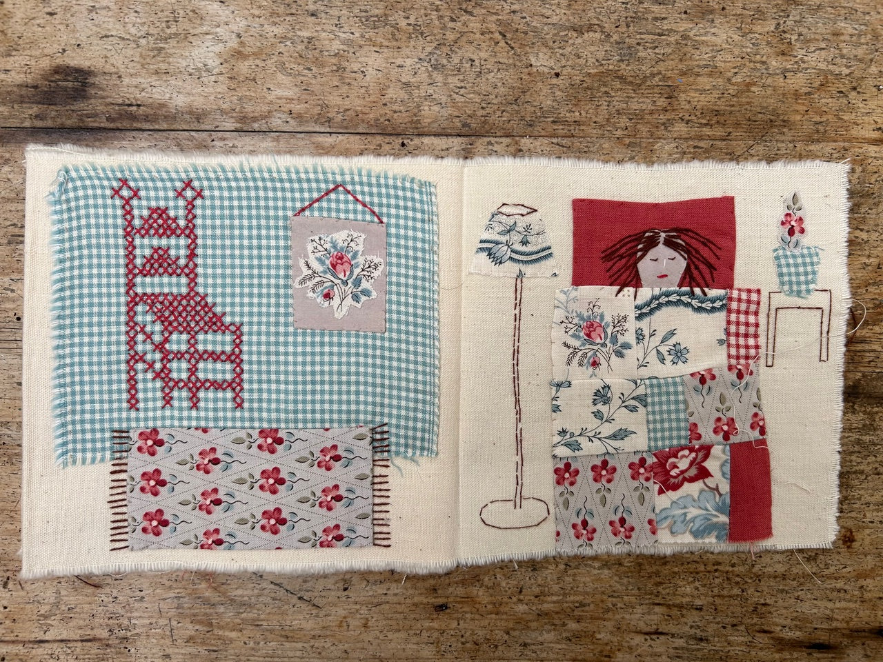 Story in Stitch: A Cloth Book Workshop with Mandy Pattullo / Saturday, February 14th, 2026 / 9-12pm PT / Zoom Workshop