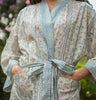 Esprit de Provence Kimono - Bouquet Stripe