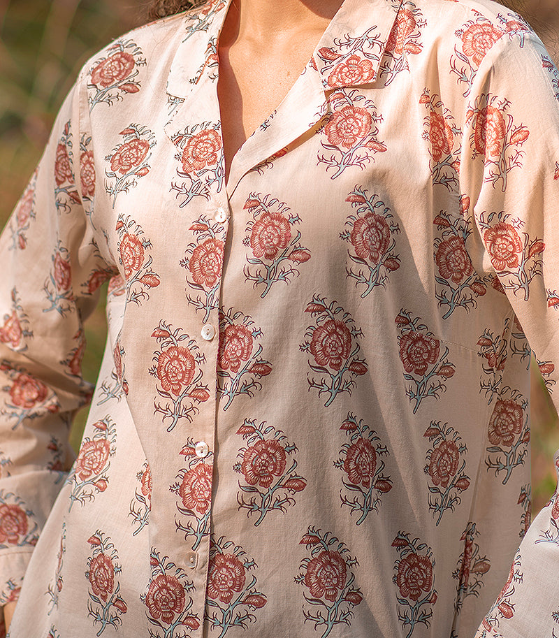 L'Esprit de Provence Pajamas - Indian Rose Floral