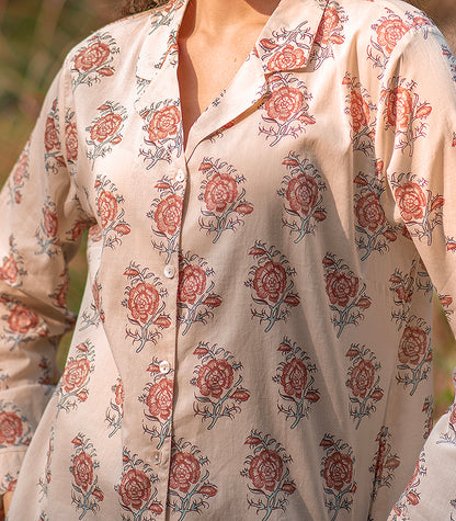 L'Esprit de Provence Pajamas - Indian Rose Floral