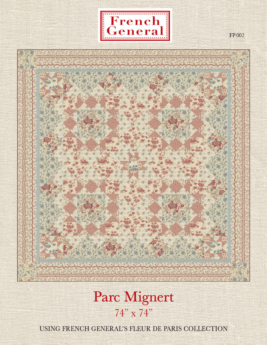Parc Mignert - Fleur De Paris Pattern Instructions - Pre-Order Ships March 2026