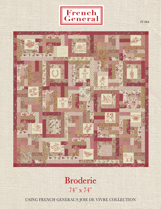 Joie De Vivre - Broderie Pattern Instructions