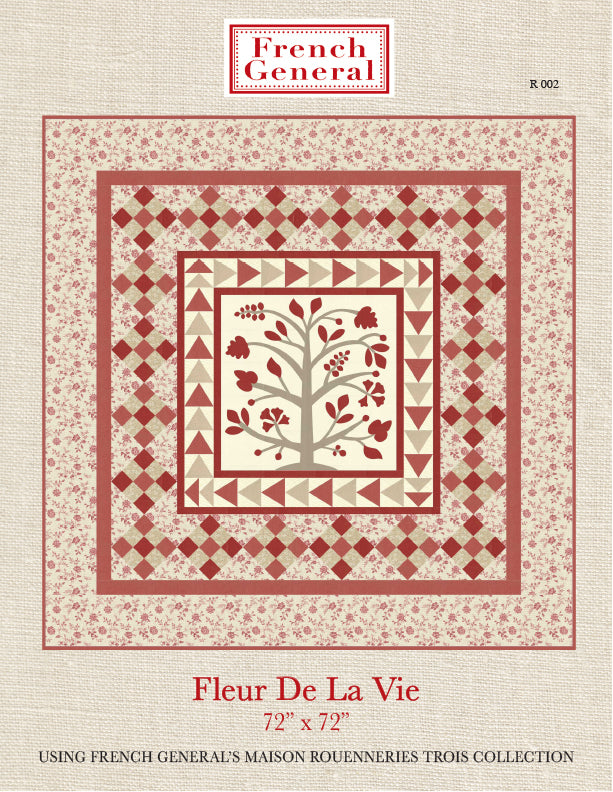 Fleur De La Vie Quilt Pattern - Rouenneries Trois