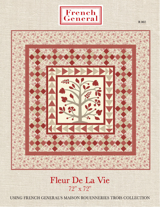Fleur De La Vie Quilt Pattern - Rouenneries Trois