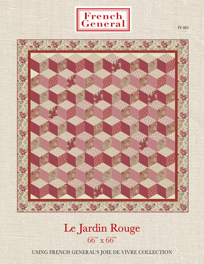 Joie De Vivre - La Jardin Rouge Pattern Instructions