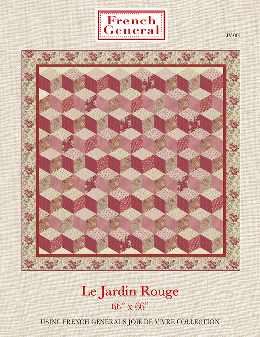 Joie De Vivre - La Jardin Rouge Pattern Instructions