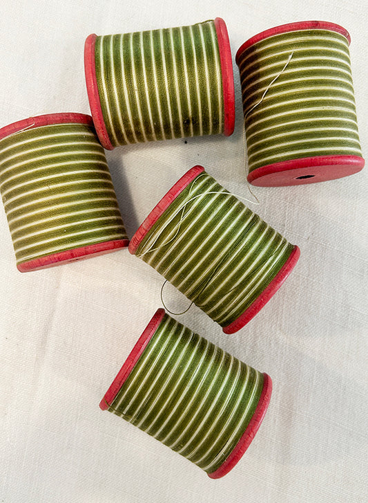 Variegated Green Thread Spools
