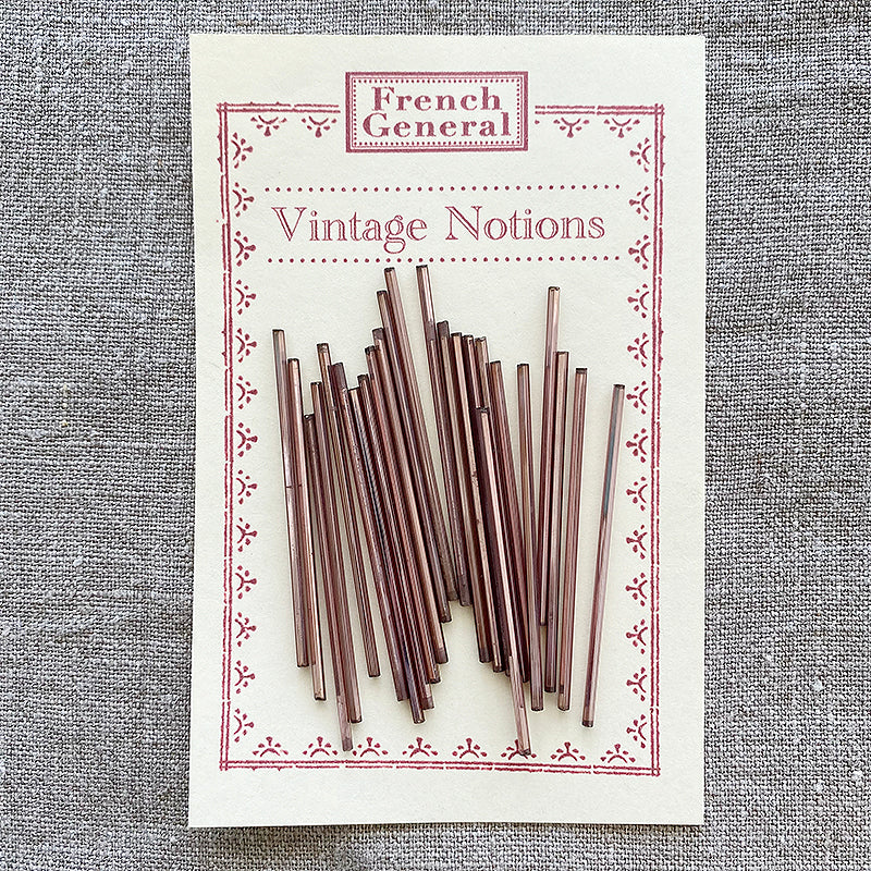 Vintage Bugle Beads - Amethyst