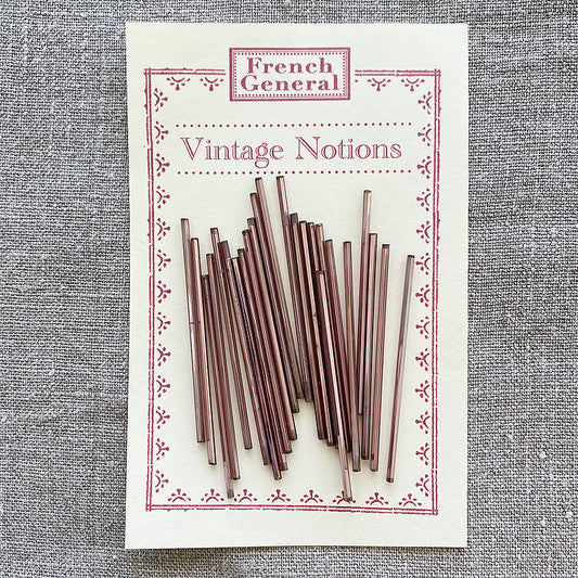 Vintage Bugle Beads - Amethyst