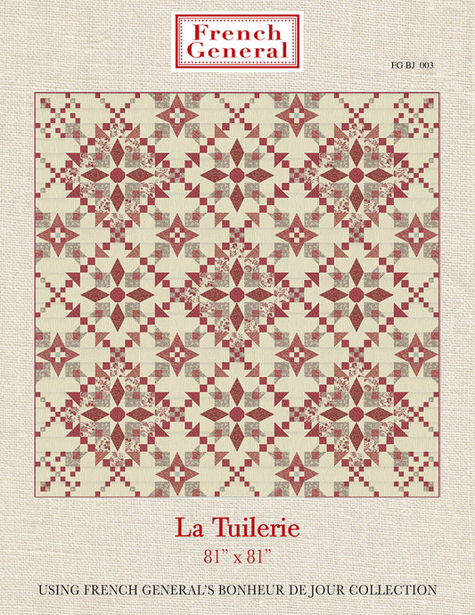 Bonheur De Jour  - La Tuilerie Quilt Pattern Instructions