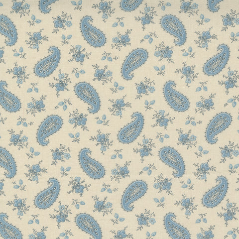 La Vie Boheme Pearl French Blue 13904 20 Moda Fabric