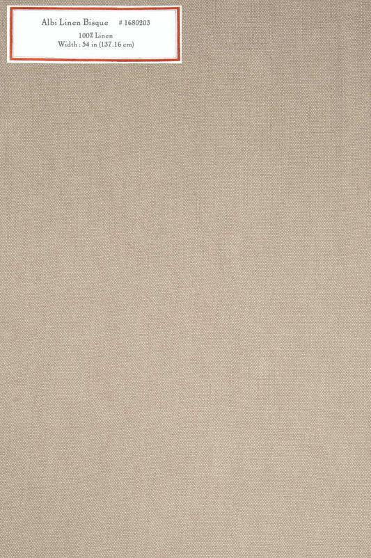 Home Decorative Fabric - Albi Linen Bisque