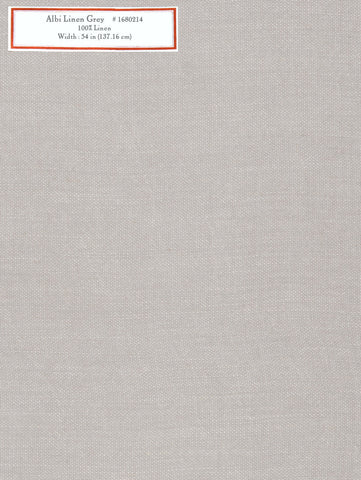 Home Decorative Fabric - Albi Linen Grey