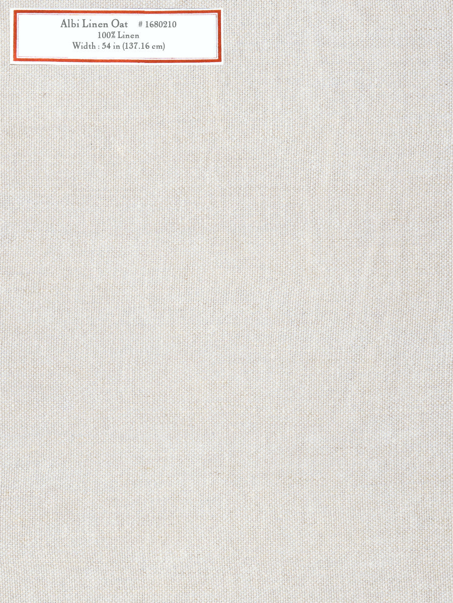 Home Decorative Fabric - Albi Linen Oat