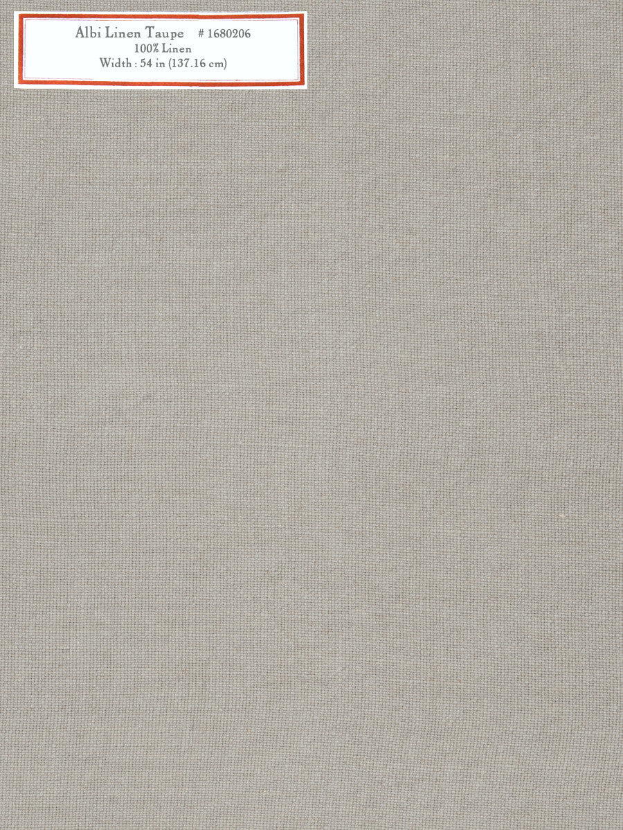 Linen Gray Fabric Swatch