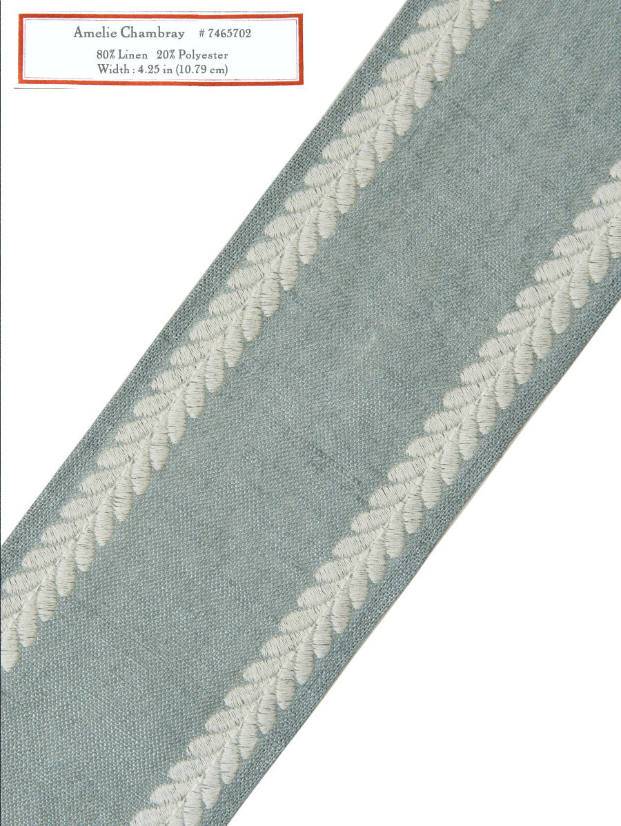 Home Decorative Trim - Amelie Chambray