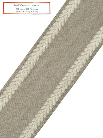 Home Decorative Trim - Amelie Natural