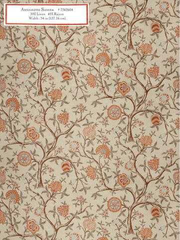 Home Decorative Fabric - Antoinette Sienna