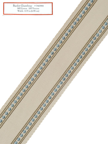 Home Decorative Trim - Bardot Chambray