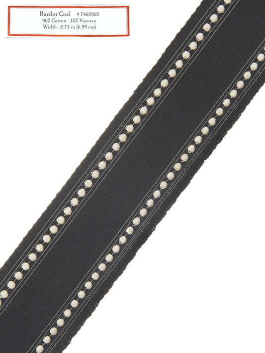 Home Decorative Trim - Bardot Coal