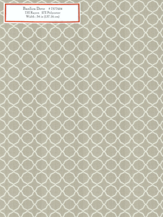 Home Decorative Fabric - Basilica Dove