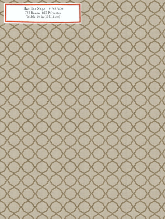 Home Decorative Fabric - Basilica Sage