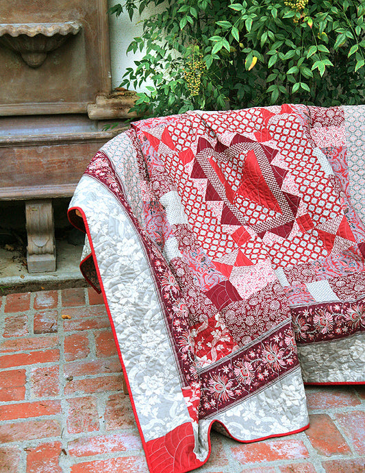 Pondicherry - Frangipani Quilt Pattern