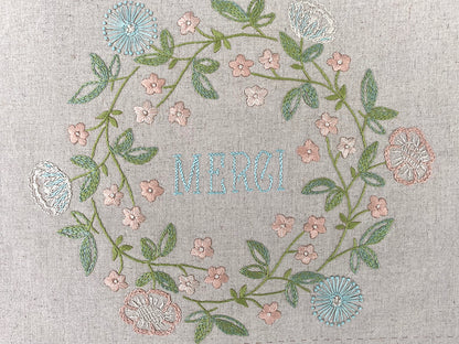 Bonheur De Jour Linen Embroidery Sampler