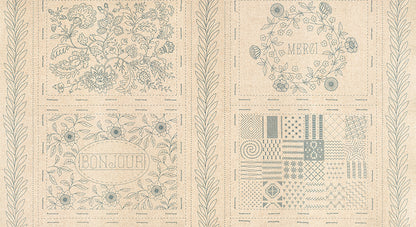 Bonheur De Jour Linen Embroidery Sampler