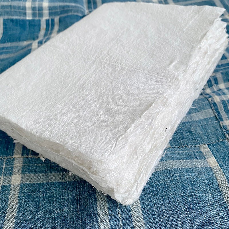 Handmade Paper Scrapbook - Linen, Indigo or Snow