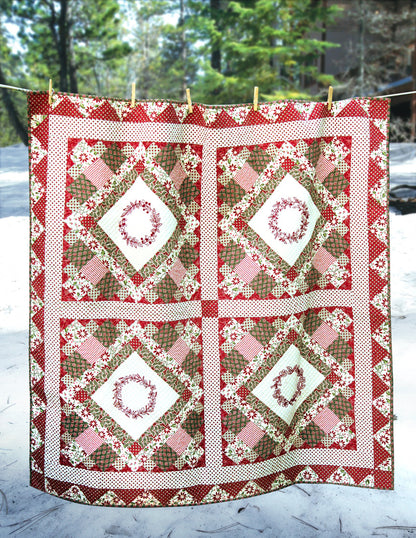 Broderie De Noel - Petites Maisons De Noel Quilt Pattern