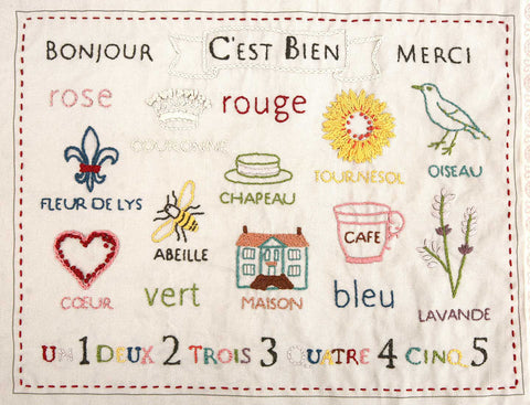 C'est Bien Embroidery Sampler