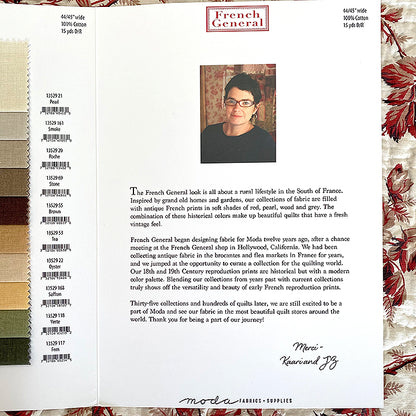 French General Solids - Color Card