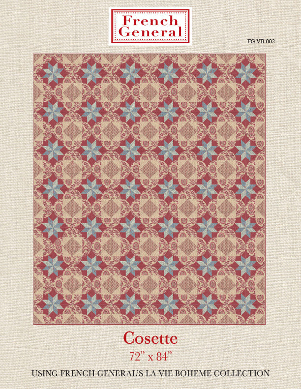 La Vie Boheme Cosette Quilt Pattern Instructions