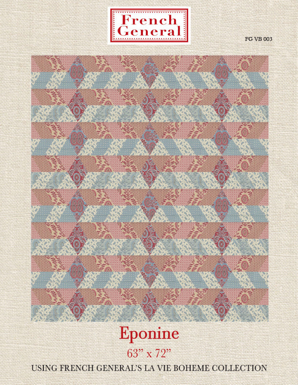 La Vie Boheme Eponine Quilt Pattern Instructions
