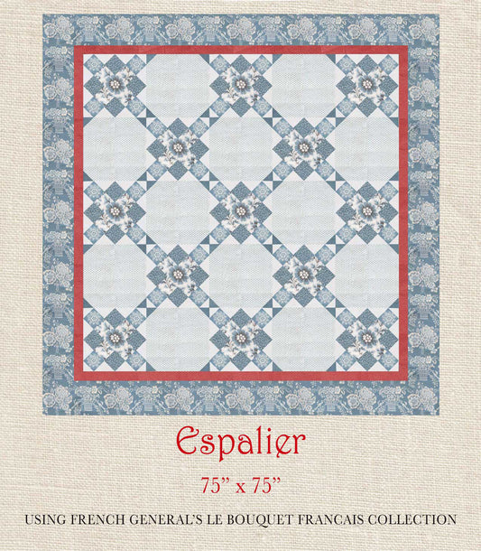 Le Bouquet Francais - Espalier Quilt Pattern