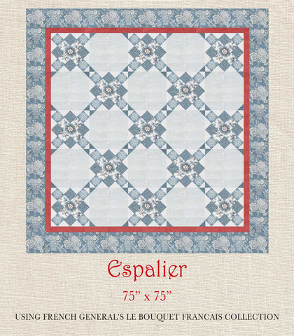 Le Bouquet Francais - Espalier Quilt Pattern