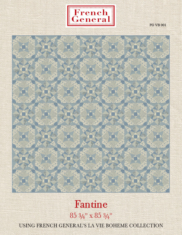 La Vie Boheme Fantine Quilt Pattern Instructions