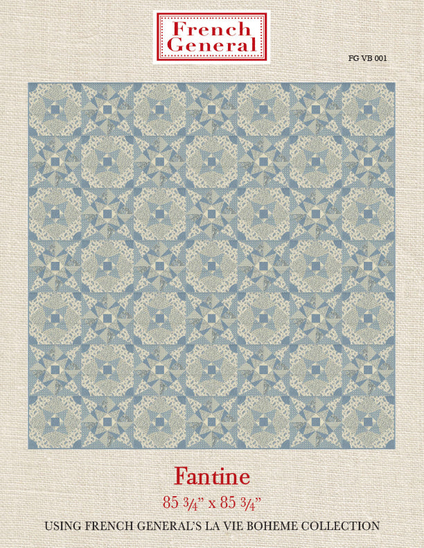 La Vie Boheme Fantine Quilt Pattern Instructions